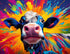 Cowface Art Canvas